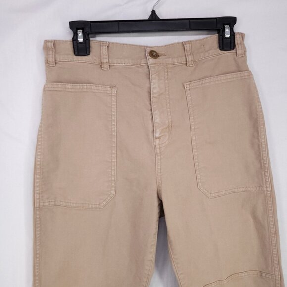 Madewell Jeans Size 28 Womens 90s Straight Utility Pants High Rise Stretch Canva - Picture 6 of 16